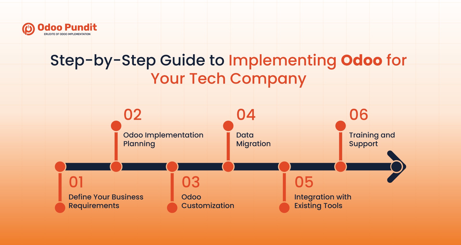 Step by step guide to implement  Odoo for your tech company