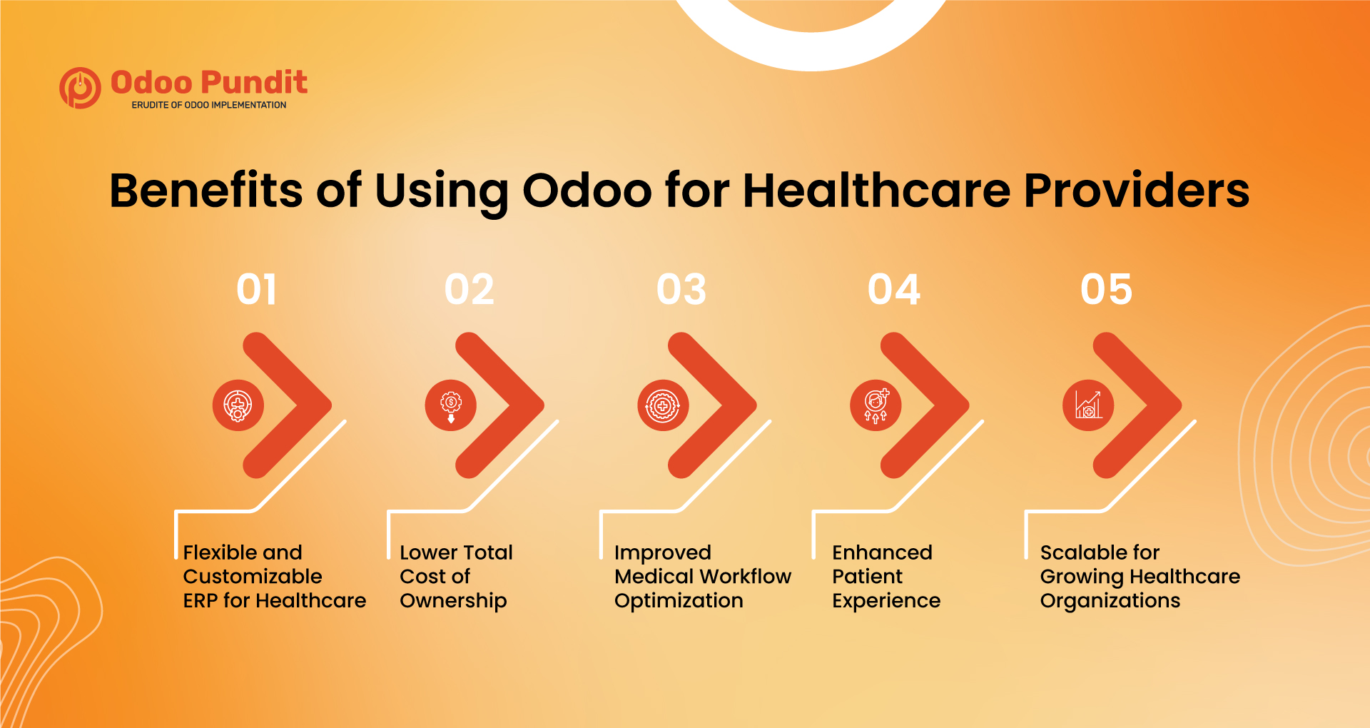Benefits of using Odoo for healthcare services