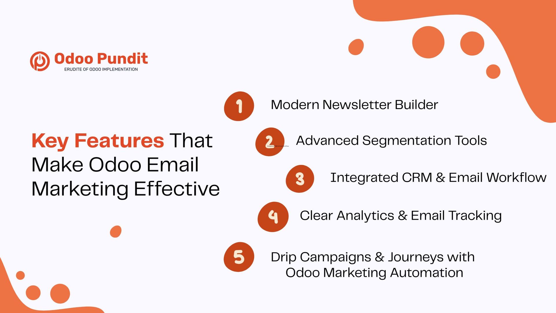 Key Features That Make Odoo Email Marketing Effective